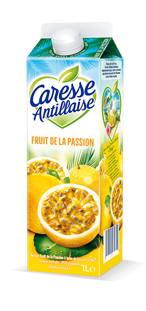 Jus de fruits fruit de la passion / Jus fruit de la passion - Caresse Antillaise, jus de fruits , compotes et sorbets